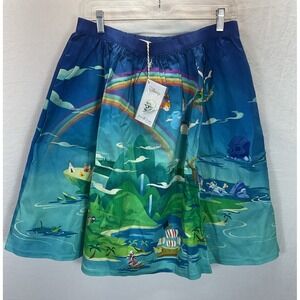 NEW Disney Loungefly Stitch‎ Shoppe Peter Pan Neverland Scene Sandy Skirt LG